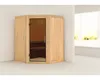 Plug & Play Sauna Karibu Kanja ohne Ofen ohne Dachkranz mit Produktbild-Vorschau 1