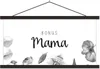MuchoWow® Textilposter Sprichwörter - Zitate Bonus Mama - Produktbild-Vorschau 1