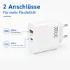 30W USB-C Ladegerät GaN mit 2m USB-C Ladekabel (20W) – Produktbild-Vorschau 5