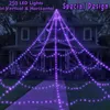 Spinnennetz-Lichter für Halloween-Dekorationen im Freien – Produktbild-Vorschau 2