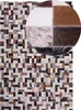 BELIANI Teppich Braun Schwarz Grau Rindsleder 160 x 230 cm Produktbild-Vorschau 1