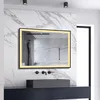 AICA LED Wandspiegel 90x70cm Beschlagfrei Produktbild-Vorschau 2