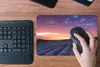 MuchoWow® Mauspad Mousepad Lila Wolken auf einem Produktbild-Vorschau 4