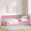 vidaXL Cadre de lit d'angle avec tête de lit rose 90 cm x Voir les images du produit 2