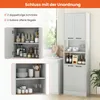 COSTWAY Szafka kuchenna o wysokości 190 cm, wysoka szafka z Podgląd zdjęcia produktu 4
