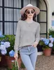 Maglione da donna, a maniche lunghe, caldo, elegante, Anteprima dell’immagine prodotto 2