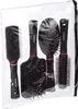 Relaxdays Haarbürste im 4er Set, mit Tasche für unterwegs, Produktbild-Vorschau 7