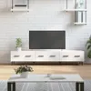 [Home] TV-Schrank Hochglanz-Weiß 150x36x30 cm Holzwerkstoff Produktbild-Vorschau 1