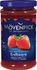 A jar of strawberry jam with the brand name Mövenpick visible. Produktbild-Vorschau