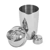 COCKTAIL SHAKER 3-teilig 500ml aus Edelstahl Cocktailmixer Produktbild-Vorschau 2