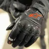 Alpinestars SMX-1 Air V2 Gloves Noir/Rouge Fluorescent L Voir les images du produit 5