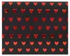Geschenkpapier Herzen 70cm x 2m Rolle Schwarz / Rot Produktbild-Vorschau 2