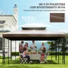 Outsunny Tetto Di Ricambio Sostitutivo Per Gazebo Da Anteprima dell’immagine prodotto 6