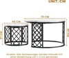 STILVORA Couchtische 2er-Set Produktbild-Vorschau 7