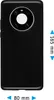 PhoneNatic Case kompatibel mit Huawei Mate 40 Pro - schwarz Produktbild-Vorschau 2