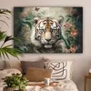 MuchoWow® - Leinwandbilder - Tiger - Schmetterlinge - Tiere Produktbild-Vorschau 2