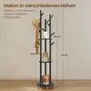 Garderobenständer, Kleiderständer mit 11 Haken und 3 Produktbild-Vorschau 9
