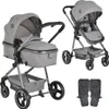 Moni Nania Giselle Grau 2-in-1 Kinderwagen inkl. Adapter Produktbild-Vorschau 6