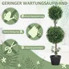 HOMCOM Künstlicher Buchsbaum 2er-Set groß 91,6 cm Produktbild-Vorschau 6