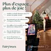 FairyTrees Sapin de Noël Artificiel 220cm Bavière Slim 100% Voir les images du produit 2