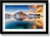 Schöne Landschaft mit Wasser und Bergen am Abend– Wandbild Produktbild-Vorschau 1