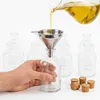 Sklenené fľaše Relaxdays, sada 8 ks, korkový uzáver, 150 Náhľad obrázku produktu 7