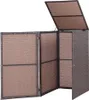 CASARIA® Cache poubelle extérieur couvercle + fermeture Voir les images du produit 3