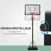 Panier de basket HOMCOM sur roulettes, réglable en hauteur Voir les images du produit 4