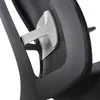 A close-up view of the back support mechanism of an office chair. Produktbild-Vorschau