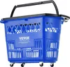 Carrello spesa ruote in plastica 6 pezzi 39 l maniglia Anteprima dell’immagine prodotto 10