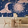 Vlies Fototapete - Cosmic Harmony - Illustration of the Sun Produktbild-Vorschau 1