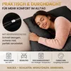 Malika Mikrofaser-Seersucker-Bettwäsche 4-teilig, 2 × 135 × Produktbild-Vorschau 7