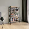 VCM Holz Metall Aufbewahrung Stand Regal Bücherregal Deko Produktbild-Vorschau 2