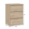 Šuplíkový kontejner do skříní RANDLER - ořech hickory Náhled obrázku produktu 3