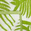 Tapis d'extérieur avec motif de feuilles de palmier en vert Voir les images du produit 6