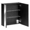 Spiegelschrank 60cm, matt schwarz PUEBLA-56-BLACK Produktbild-Vorschau 2