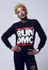 Run DMC Logo Crewneck MT303, Größe:S, Farbe:black Produktbild-Vorschau 2