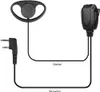 Retevis Walkie Talkie Headset, auricolari a 2 pin a forma Anteprima dell’immagine prodotto 2