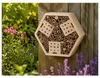 Insektenhotel Hexagon - Holz - naturbelassen - 22 x 7 x 20 Produktbild-Vorschau 4