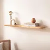 FineBuy Etagère murale en acacia massif 120cm - Etagère Voir les images du produit 1