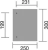 Terrassenüberdachung weka Lucarno Gr. A 300x250 cm Produktbild-Vorschau 4