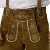 Kurze Lederhose Jakob - olivbraun, 56 Produktbild-Vorschau 8