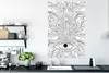 MuchoWow® Poster Boho - Blätter - Auge 80x120 cm - Produktbild-Vorschau 3