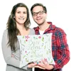 Mr. & Mrs. Panda Kissen 40x40 Blumen Leben - Geschenk, Produktbild-Vorschau 3