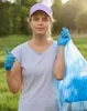 Müllsäcke 60L 100 Stück blau – reißfest mit Zugband große Rolle Abfallsäcke universal Podgląd zdjęcia produktu