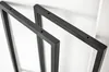 Schwarze Metall-Wandhalter für Regale 90x30cm – 2er Set Produktbild-Vorschau 8