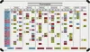 Tourenplan Magnettafel-Set 1120x900mm für 55 Patienten/1 Produktbild-Vorschau 1