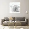 Bilder auf glas - Einteilig - Skizze Wald Birke - 70x70cm - Produktbild-Vorschau 7