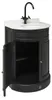 SIGNATURE - Meuble de lavabo noir mini HAUSMLANN Voir les images du produit 3