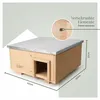 WILDLIFE HOME Igelhaus XL mit Metalldach I Igelfutterhaus I Produktbild-Vorschau 5